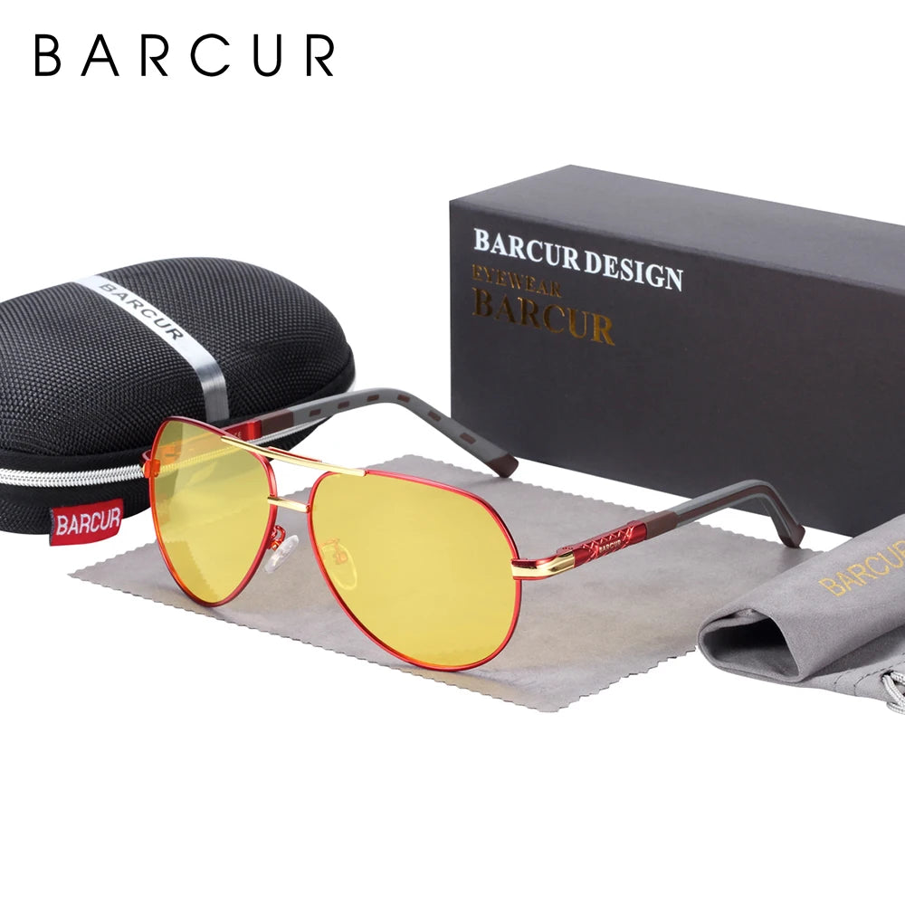 Occhiali Da Sole BARCUR Polarizzati UV400 In Alluminio Vintage Per Uomo E Donna Guidatori Eleganti
