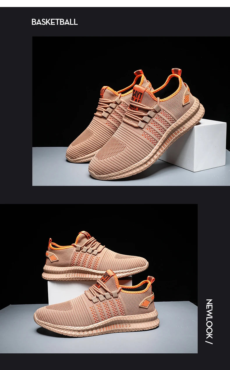 Scarpe Da Ginnastica Alla Moda Da Uomo Leggere Traspiranti Scarpe Da Passeggio Stringate Casual Calzature Maschili