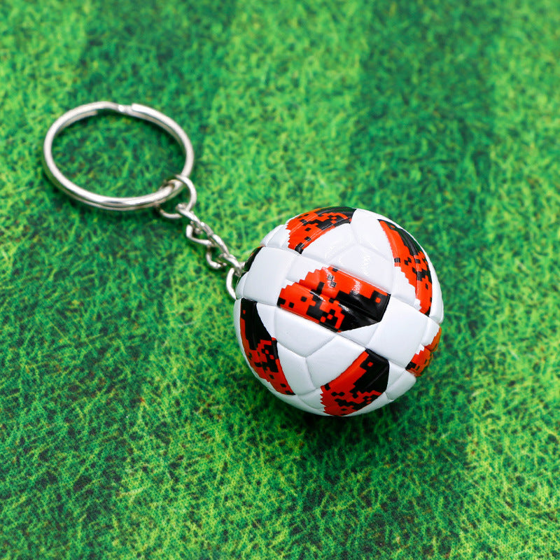 Ciondolo Portachiavi Calcio Souvenir Per Fan Regalo Piccolo Per Attività Scolastiche E Accessori Fai Da Te