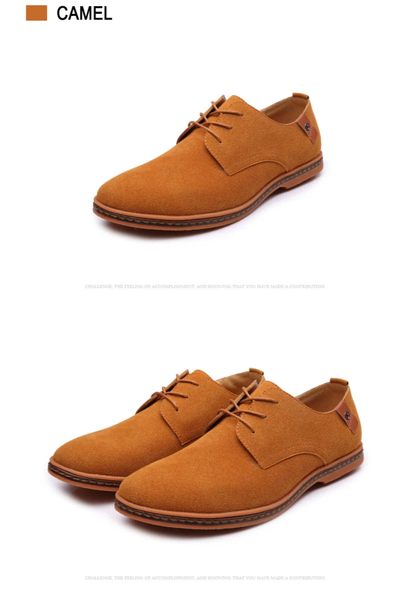Scarpe Da Uomo In Pelle Scamosciata Primaverili Oxford E Sneakers Classiche Scarpe Eleganti Comode Grandi Misure 2025