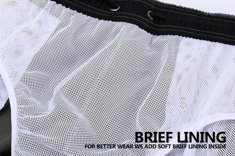 Costume Elasticizzato Uomo Escatch 2025 Pantaloncini Da Spiaggia Ad Asciugatura Rapida Tasche Cerniera Fodera Rete