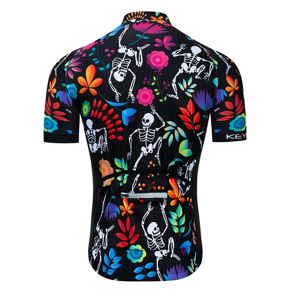 Keyiyuan Maglia Ciclismo Uomo Maniche Corte Estate Per Gara Triathlon MTB Abbigliamento Sportivo Bici