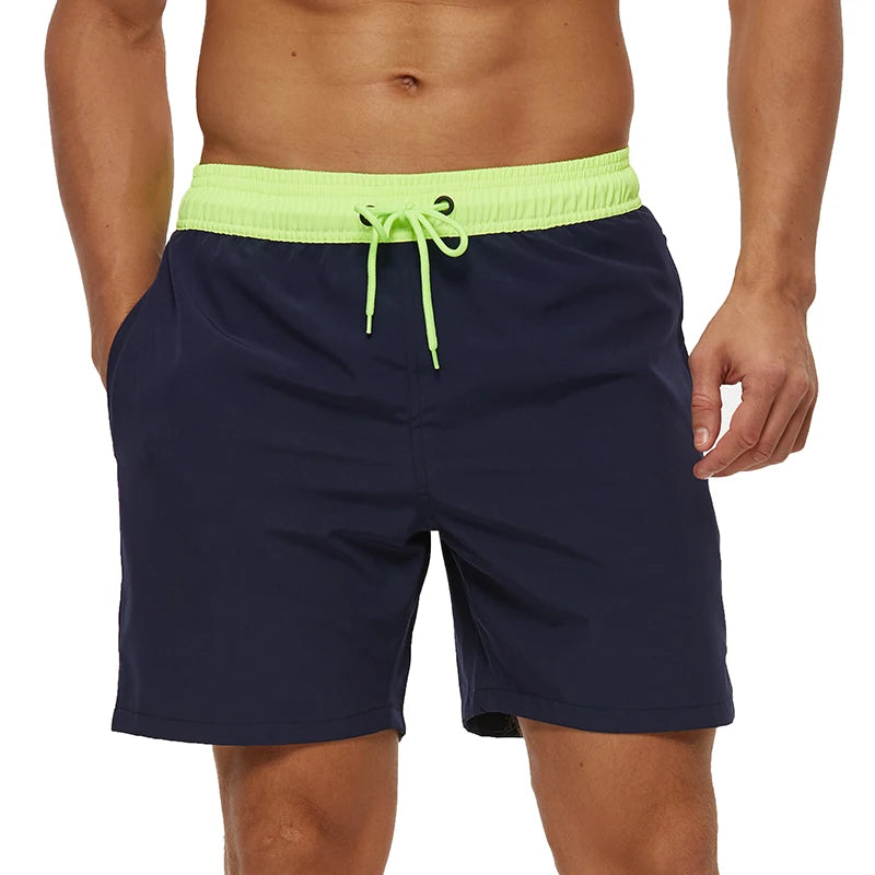Costume Elasticizzato Uomo Escatch 2025 Pantaloncini Da Spiaggia Ad Asciugatura Rapida Tasche Cerniera Fodera Rete