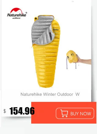 Naturehike L150 Sacco a Pelo da Campeggio Leggero 3 Stagioni in Cotone Impermeabile con Ventilazione per Adulti