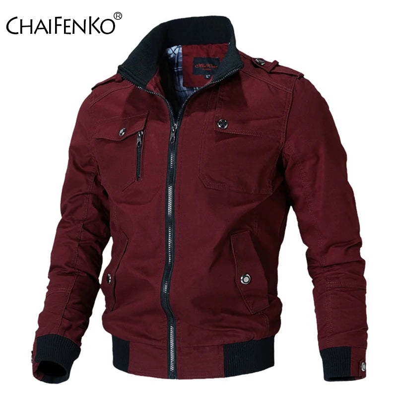 Giacca Bomber Da Uomo Moda Giacca A Vento Casual Cappotto Da Uomo Primavera Autunno Slim Capispalla Caldo