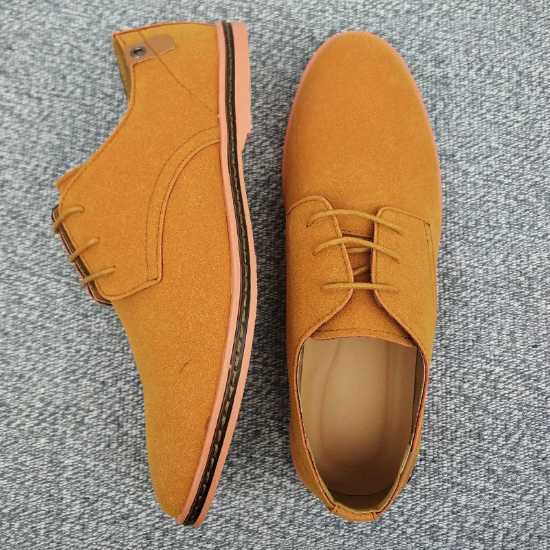 Scarpe Da Uomo In Pelle Scamosciata Primaverili Oxford E Sneakers Classiche Scarpe Eleganti Comode Grandi Misure 2025