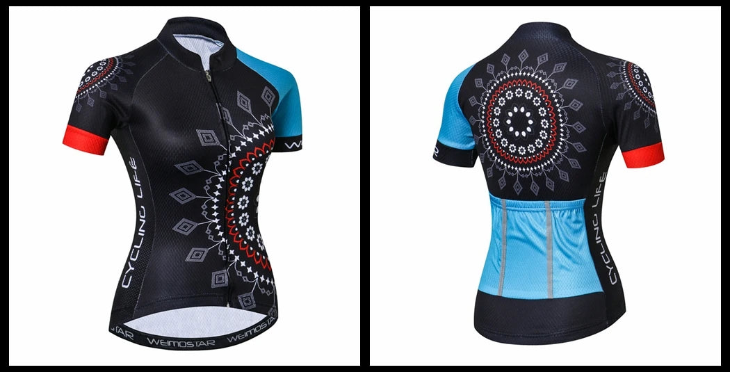 Maglia Da Ciclismo Da Donna Weimostar Estiva Manica Corta Pro Team MTB Abbigliamento Da Bici Maglia Maillot Ciclismo