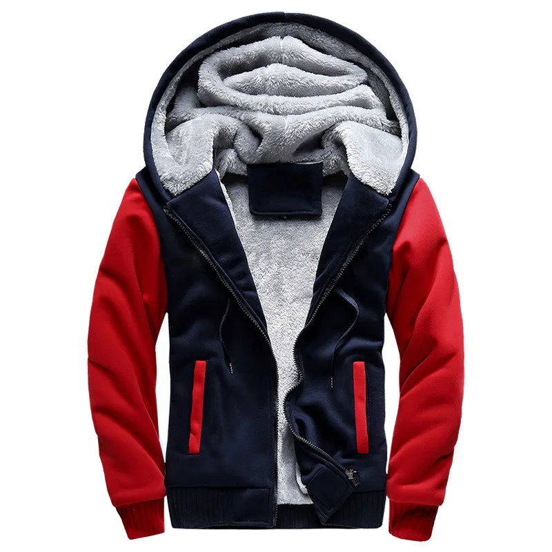 Giacca Invernale Da Uomo Camouflage Con Cappuccio In Pile A Manica Lunga Streetwear Abbigliamento Uomo