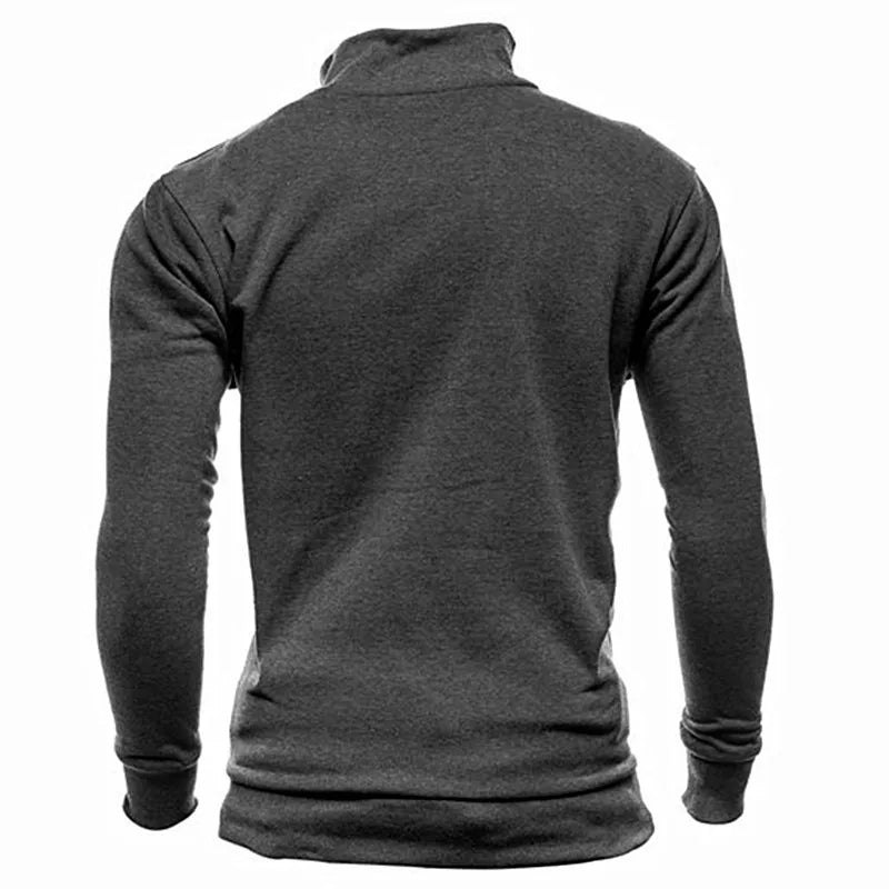 MRMT 2026 Nuove Felpe Da Uomo Senza Cappuccio Con Zip Frontale E Collo Alto Pullover Maschili
