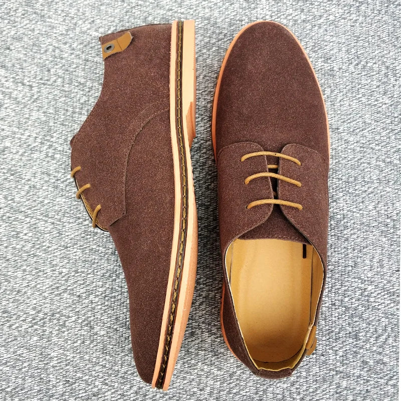 Scarpe Da Uomo In Pelle Scamosciata Primaverili Oxford E Sneakers Classiche Scarpe Eleganti Comode Grandi Misure 2025