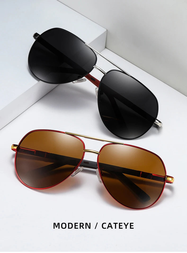 Occhiali Da Sole BARCUR Polarizzati UV400 In Alluminio Vintage Per Uomo E Donna Guidatori Eleganti