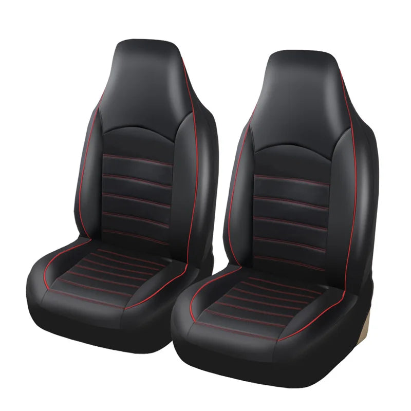 Coprisedili Auto In Pelle PU Set Completo Schienale Alto Universale Per Appassionati Auto