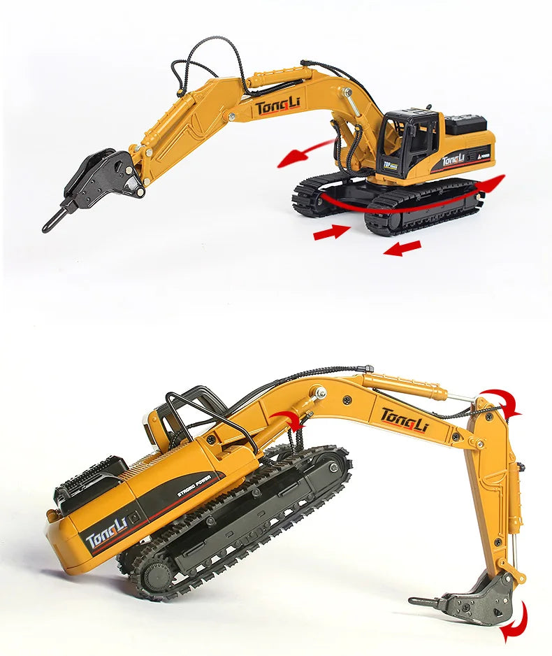 Set Veicoli Da Costruzione In Metallo Scala 1 50 Autocarro Con Cassone Escavatore Trattore Per Appassionati Di Costruzioni