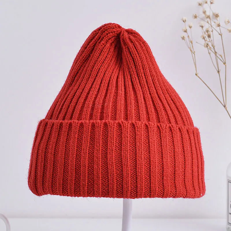 Cuffia Lavorata A Maglia A Costine Unisex Per Bambini Dai 6 Mesi A 4 Anni Antivento Leggera E Confortevole