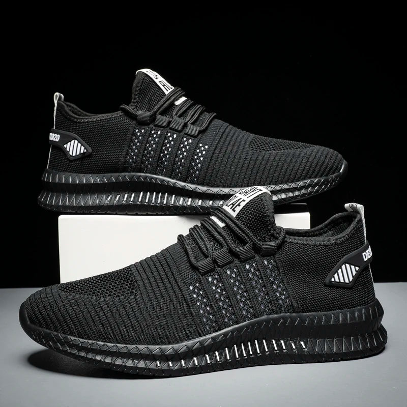 Scarpe Da Ginnastica Alla Moda Da Uomo Leggere Traspiranti Scarpe Da Passeggio Stringate Casual Calzature Maschili