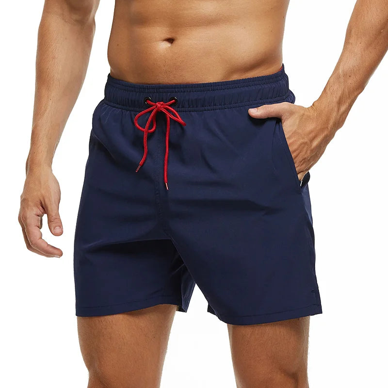 Costume Elasticizzato Uomo Escatch 2025 Pantaloncini Da Spiaggia Ad Asciugatura Rapida Tasche Cerniera Fodera Rete