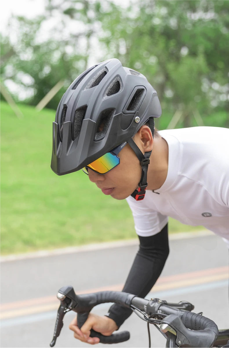 Rockbros Occhiali Da Ciclismo Polarizzati UV400 Unisex Leggeri Per MTB Road Bike Attrezzatura Sportiva