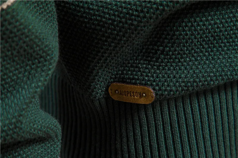 Maglione Da Uomo In Cotone Con Lycra Lavorazione A Maglia Caldo Inverno Versatile Moda Casual