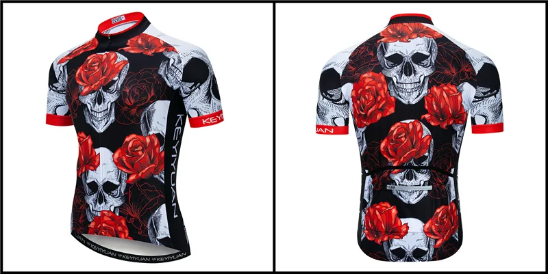 Keyiyuan Maglia Ciclismo Uomo Maniche Corte Estate Per Gara Triathlon MTB Abbigliamento Sportivo Bici