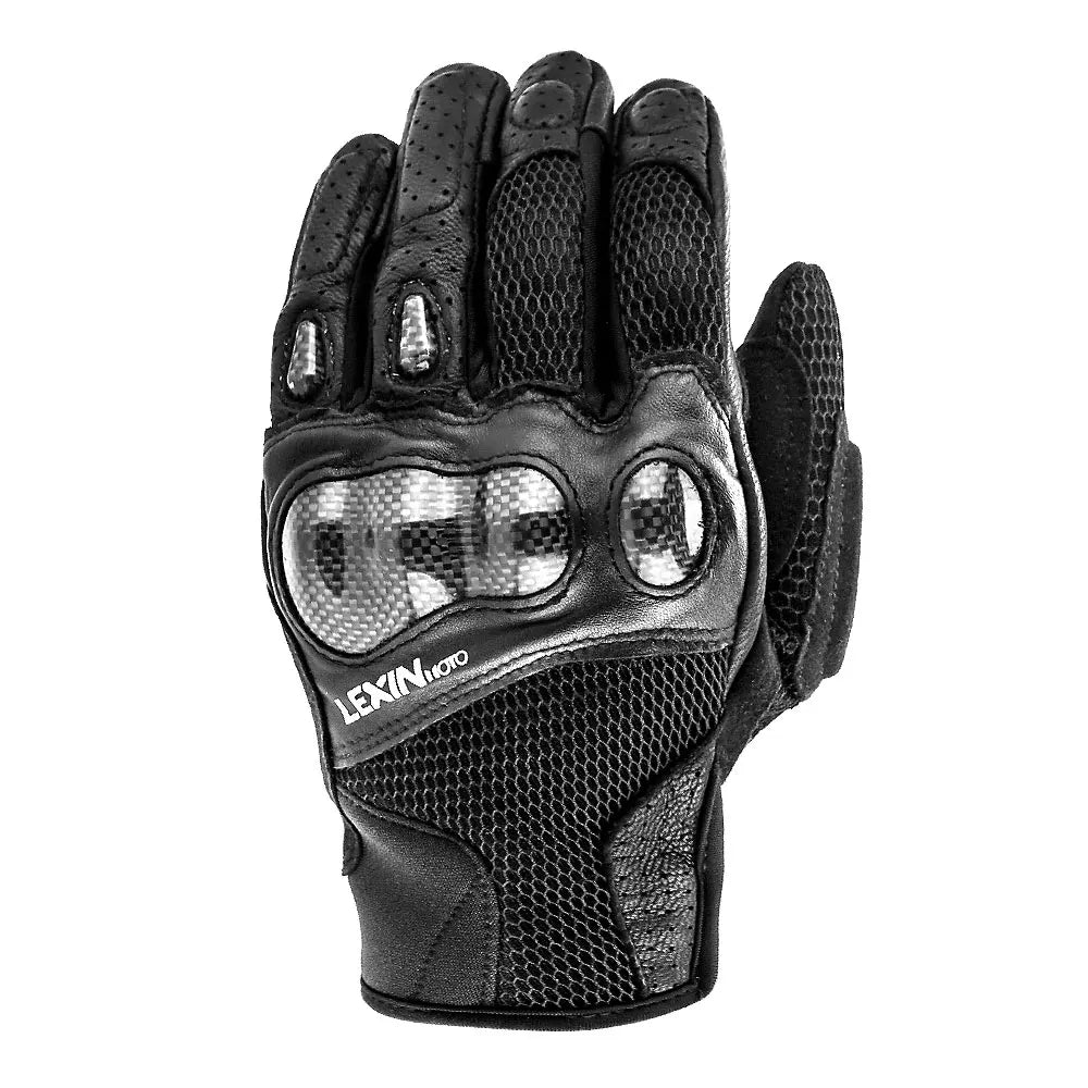 Guanti Estivi Lexin da Uomo per Moto Traspiranti Protezione Mani Design Touchscreen Equitazione Ciclismo