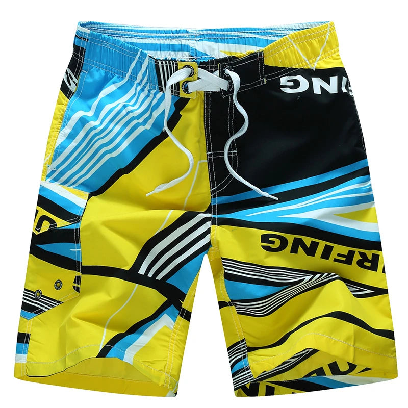 Pantaloncini Da Surf Da Uomo Bermuda Costumi Da Bagno Taglie Forti 4XL 5XL 6XL Asciugatura Rapida Verde Giallo Rosso