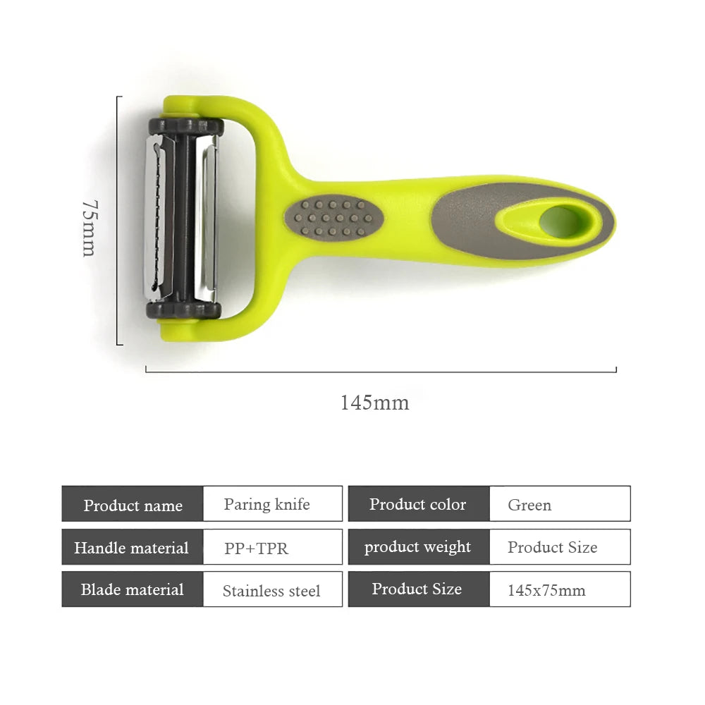 Pelapatate Rotante 3 In 1 Per Frutta Verdura Grattugia Affettatrice Cucina Multifunzione In Acciaio Inox