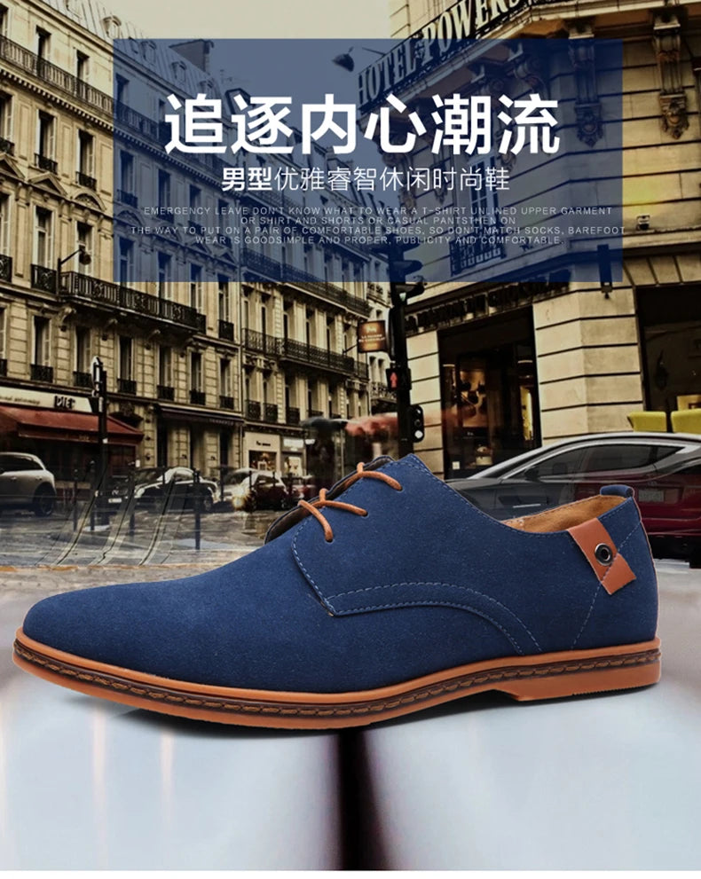 Scarpe Da Uomo In Pelle Scamosciata Primaverili Oxford E Sneakers Classiche Scarpe Eleganti Comode Grandi Misure 2025