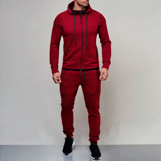 Due Pezzi Tuta Da Corsa Uomo Felpa Collo A O Pantaloni Sportivi Camouflage Leggera Per Allenamento All Aperto