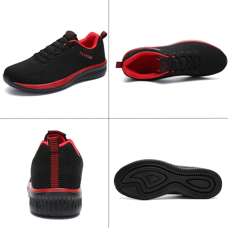 Scarpe Da Corsa Da Uomo Leggere Traspiranti Sneakers Sportive Per Jogging E Passeggio In Mesh Con Lacci Comode
