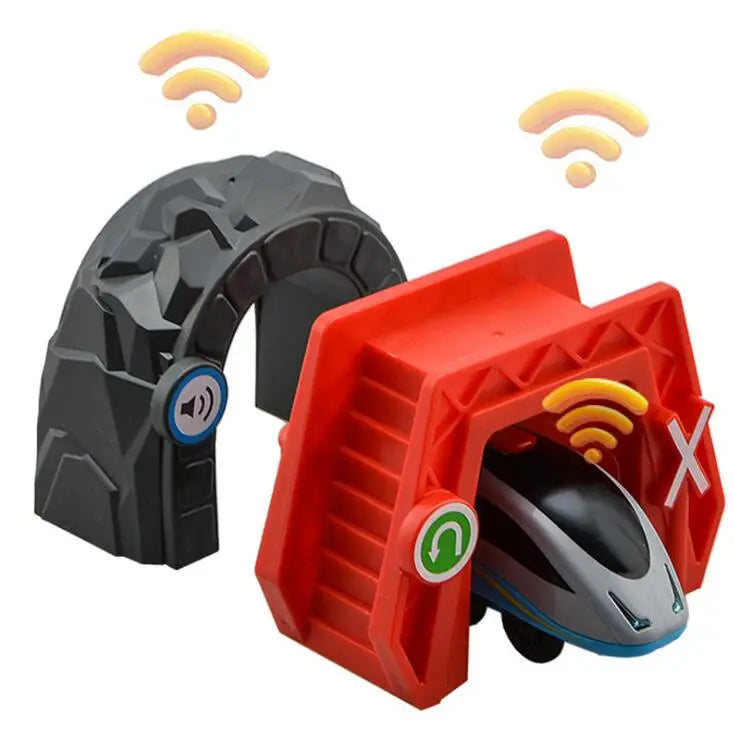 Set Trenini Elettrici Per Ferrovia In Legno Pista Del Treno Regalo Di Natale Per Bambini