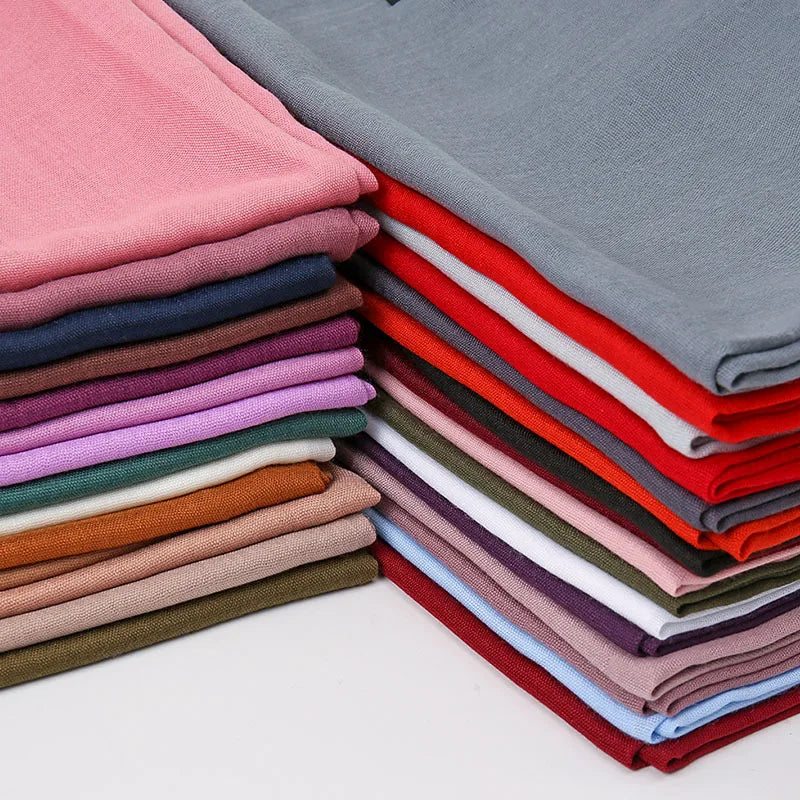 Sciarpa di Pashmina da Donna Morbida Cashmere Foulard Viaggio Ufficio Inverno Caldo Hijab Solido Avvolge Bandana