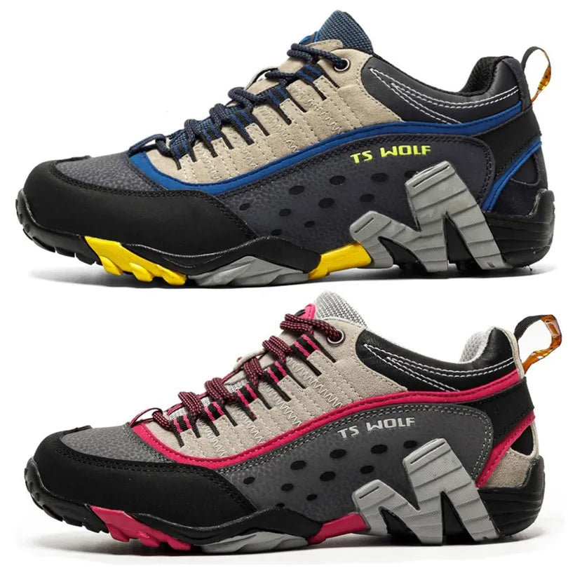 Scarpe Da Trekking Impermeabili Per Uomo In Vera Pelle Stivali Da Montagna Tattici Da Caccia Nei Boschi