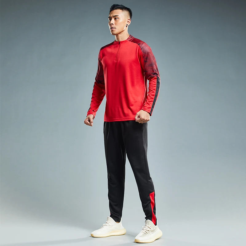HQ Uomo Bambini Tuta da palestra Calcio Maglie da calcio Sport Corsa Allenamento Fitness Tuta Abbigliamento sportivo Maglione con cappuccio a maniche lunghe