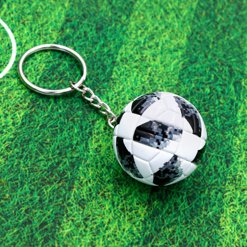 Ciondolo Portachiavi Calcio Souvenir Per Fan Regalo Piccolo Per Attività Scolastiche E Accessori Fai Da Te