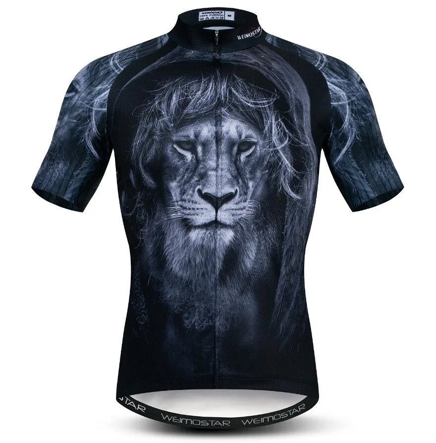 Maglia Ciclismo Estiva Uomo Traspirante A Maniche Corte Con Tasche Per Mountain Bike