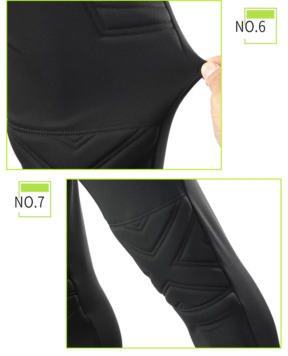 Nuova Uniforme Da Calcio Allenamento Uomo Portiere Maglia Da Calcio Per Bambini Set Pantaloni Protettivi In Poliestere