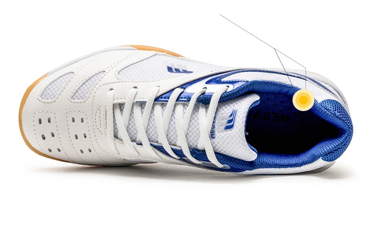 Quaoar Nuove Scarpe Da Ping Pong Professionali Per Uomo E Donna Antiscivolo Leggere Sneakers Da Badminton Blu Rosse