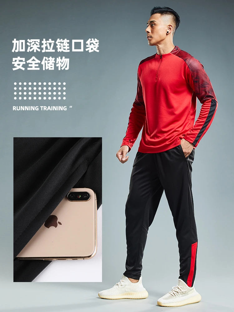 HQ Uomo Bambini Tuta da palestra Calcio Maglie da calcio Sport Corsa Allenamento Fitness Tuta Abbigliamento sportivo Maglione con cappuccio a maniche lunghe