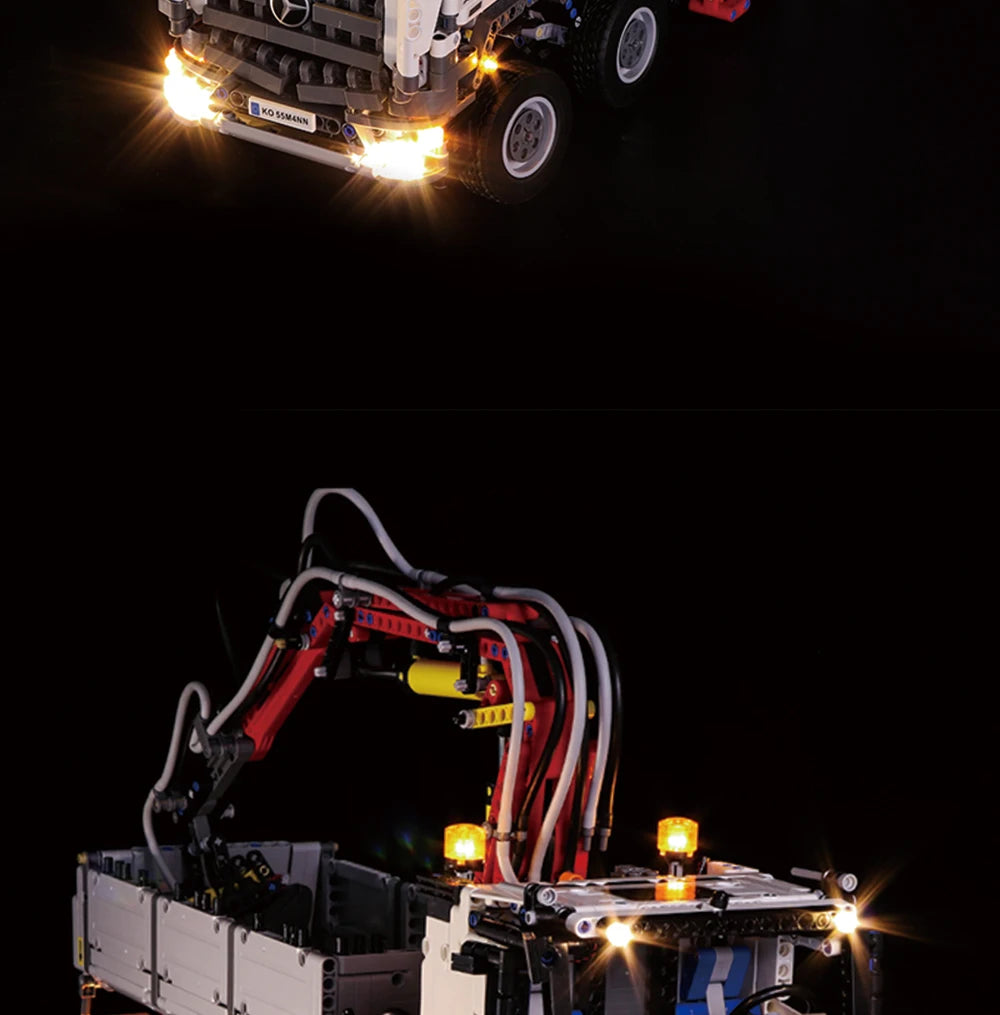 Luce a Led Per Lego 42043 Arocs Technic Camion Giocattolo Con Batteria Kit Luci Completo