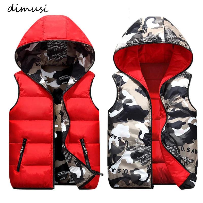 Gilet Da Uomo Invernale Senza Maniche Imbottito In Cotone Caldo Double Wear Abbigliamento Da Esterno Autunnale