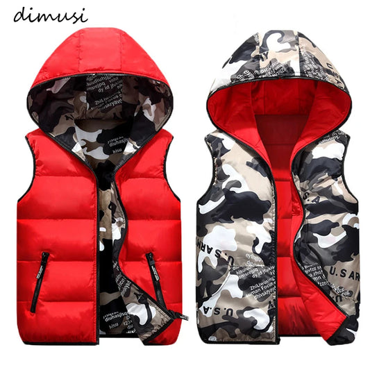 Gilet Da Uomo Invernale Senza Maniche Imbottito In Cotone Caldo Double Wear Abbigliamento Da Esterno Autunnale