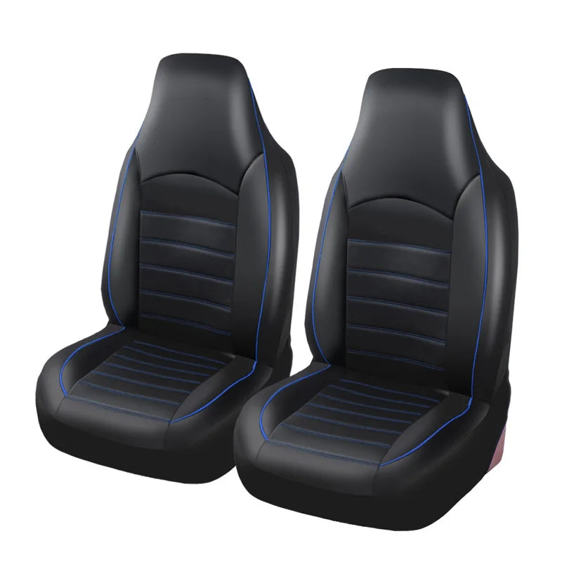 Coprisedili Auto In Pelle PU Set Completo Schienale Alto Universale Per Appassionati Auto