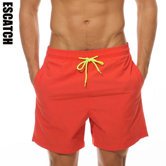 Escatch Pantaloncini Da Uomo Estivi Con Fodera In Rete Traspirante Ad Asciugatura Rapida Per Palestra Spiaggia Nylon