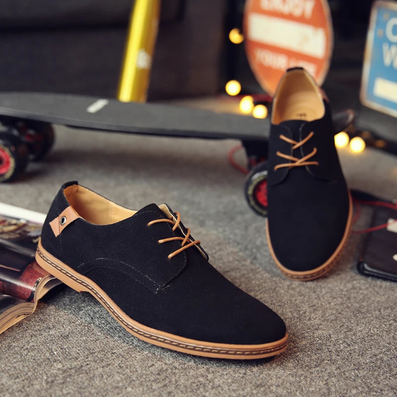 Scarpe Da Uomo In Pelle Scamosciata Primaverili Oxford E Sneakers Classiche Scarpe Eleganti Comode Grandi Misure 2025