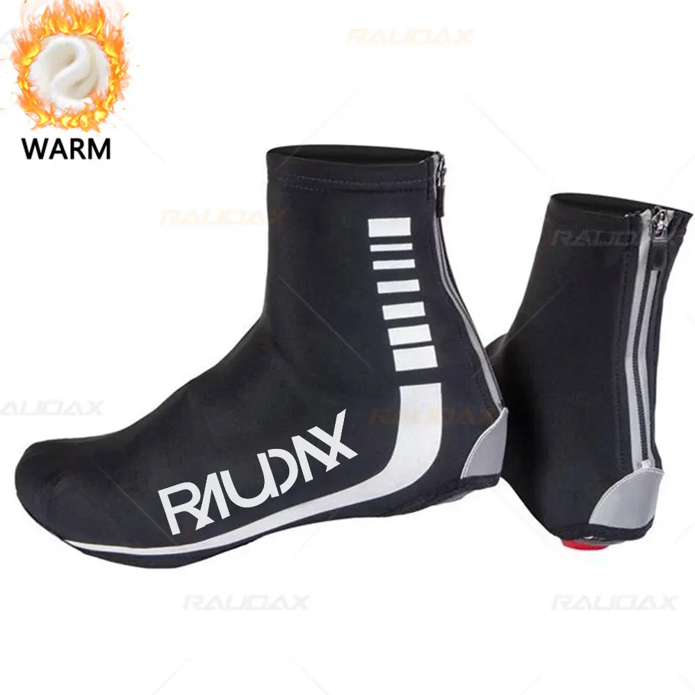 Copriscarpe Termici Invernali Raudax Antivento Per MTB Strada Equitazione All Aperto
