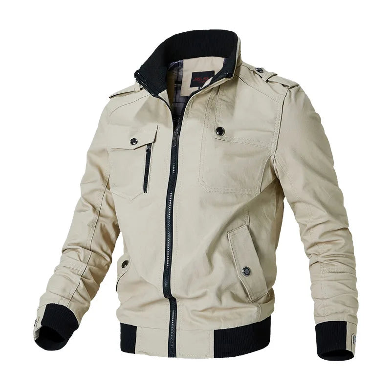 Giacca Bomber Da Uomo Moda Giacca A Vento Casual Cappotto Da Uomo Primavera Autunno Slim Capispalla Caldo