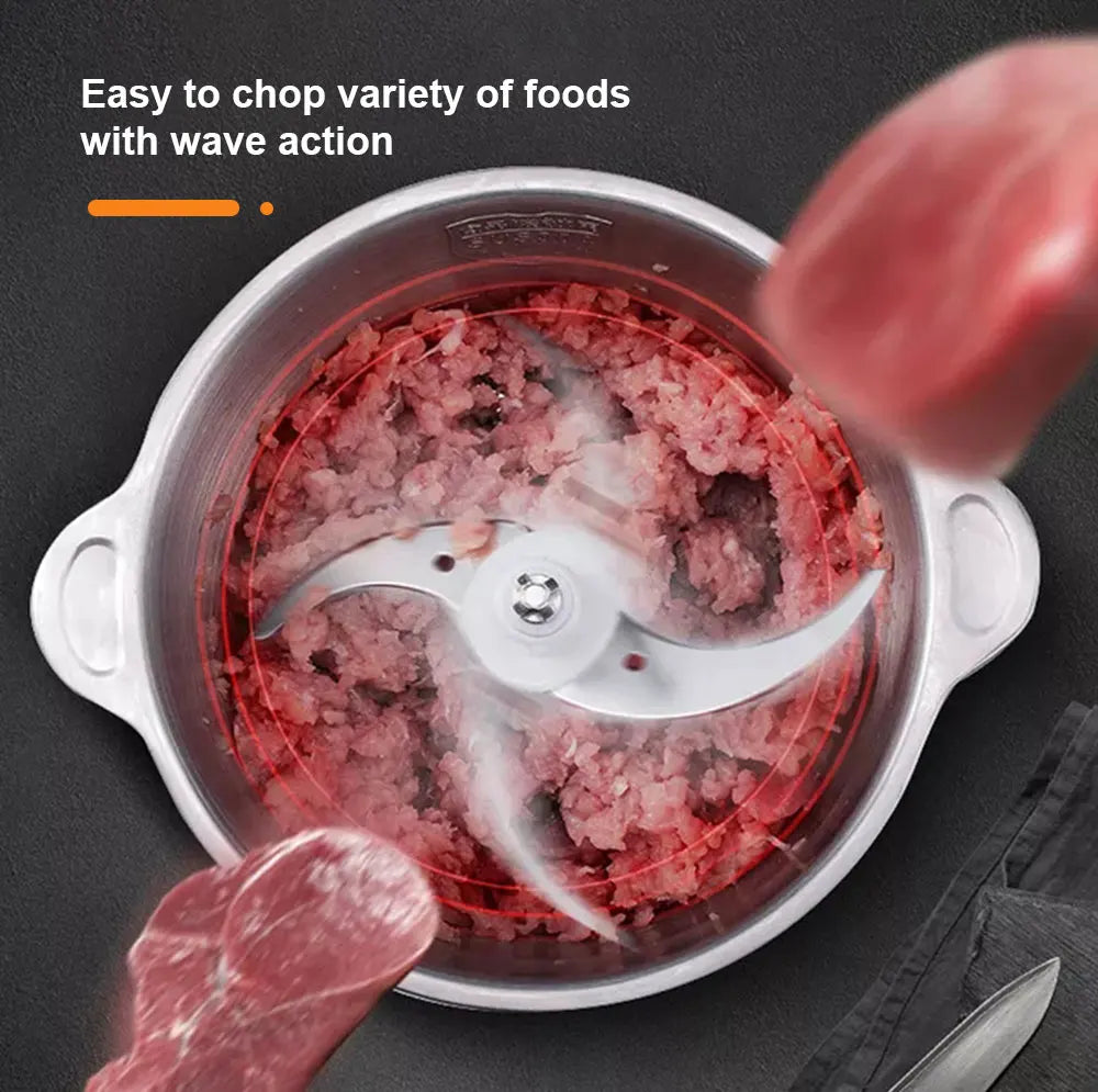 BioloMix Tritacarne 2 Velocità 500W In Acciaio Inossidabile Capacità 2L Robot Da Cucina Affettatrice 110V USA