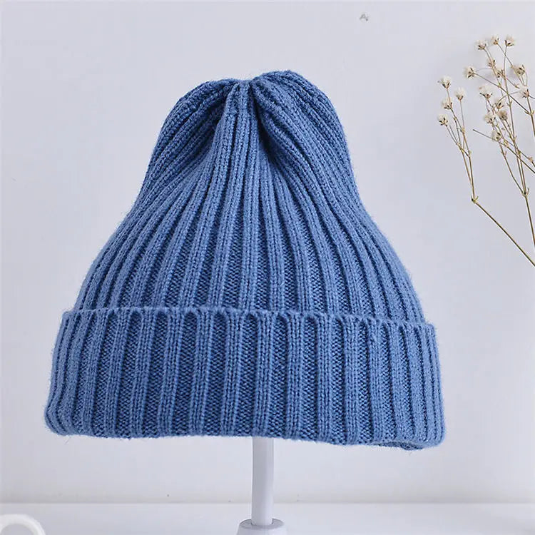 Cuffia Lavorata A Maglia A Costine Unisex Per Bambini Dai 6 Mesi A 4 Anni Antivento Leggera E Confortevole