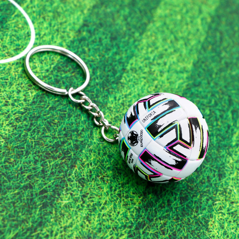 Ciondolo Portachiavi Calcio Souvenir Per Fan Regalo Piccolo Per Attività Scolastiche E Accessori Fai Da Te