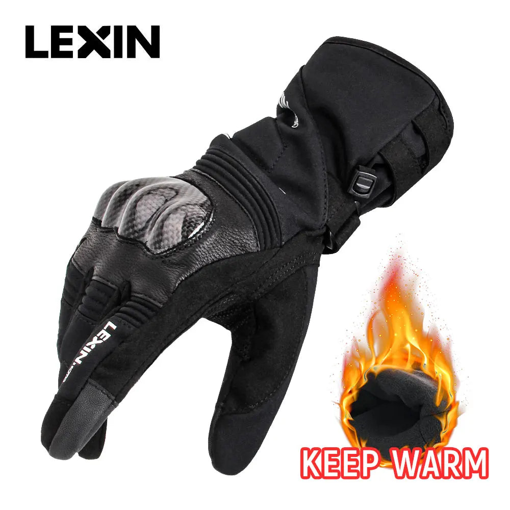 Guanti Estivi Lexin da Uomo per Moto Traspiranti Protezione Mani Design Touchscreen Equitazione Ciclismo